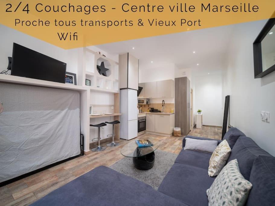 Appartement Tout Equipe 2 A 4 Couchages Au Coeur Du Vieux Port Marseille Ngoại thất bức ảnh